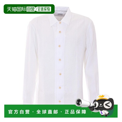 BRUNELLO CUCINELLI 男士衬衫 MM6840618C001WHITE