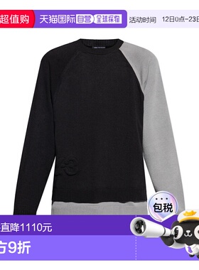 Y-3 男士针织衫 JX73310BLACK AW2025 黑色 Sweater with logo