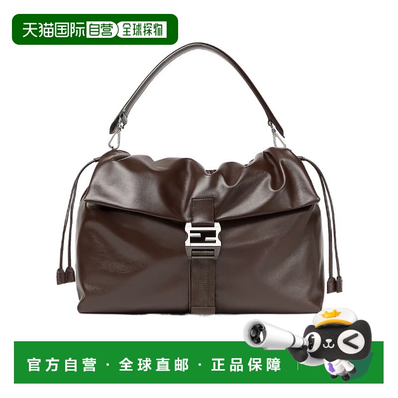 1h可退 FENDI 男士斜挎包 7VA665AV8BF0H3A AW2025 棕色 Fendi Fl
