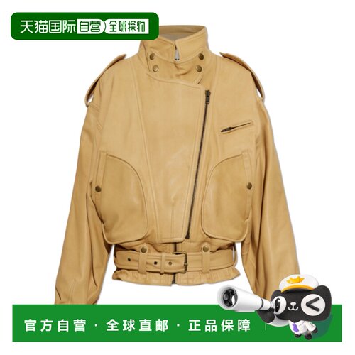 1h可退 奢淘 Isabel Marant 高领长袖皮夹克 女 VE0744FAD3B04I