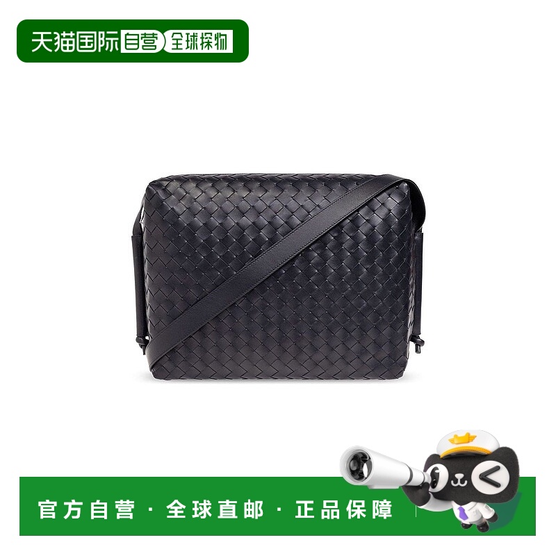 1h可退 BOTTEGA VENETA 男士斜挎包 776502V2HL18838 CO 黑色