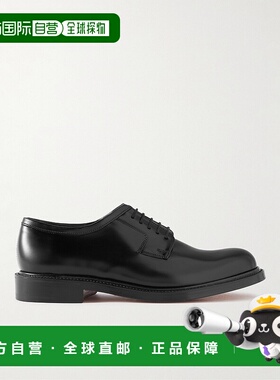 1h可退 潮奢 Grenson 男士 Camden 皮质德比鞋 113880BLACKBOOKBI