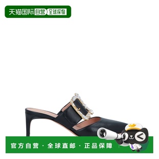 1h可退 潮奢 Bally 巴利 女士 Mules 木屐 black黑色 舒适时尚