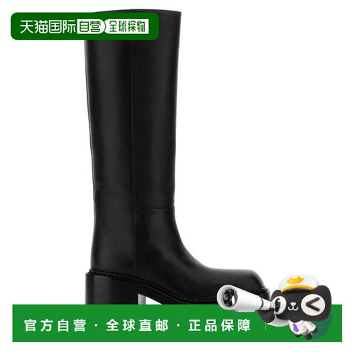 1h可退 PRADA 女士靴子 1W746NFD055070F0002 AW2024 黑色骑士靴
