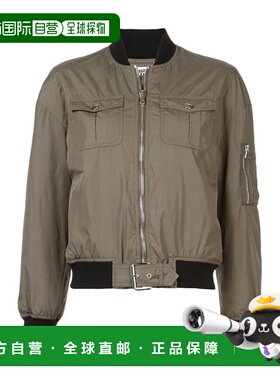 MOSCHINO 女士西服 A051855153440 SS2021 绿色 军绿色飞行员休闲