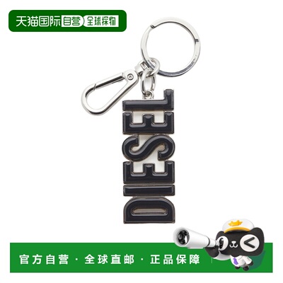 DIESEL 女士钥匙扣 X10294P8097HB562 AW2026 黑色 3D 钥匙扣