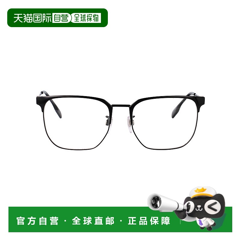 1h可退 BURBERRY 男士眼镜 0BE1383D1001 SS2025 黑色 Glasses