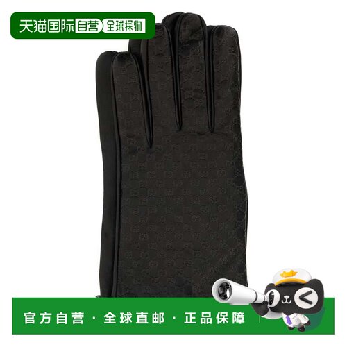 GUCCI 男士手套 8456584SAEA1060 SS2026 棕色 Dark brown nappa