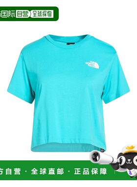 潮奢 the north face 北面 女士 T恤 green绿色 舒适时尚