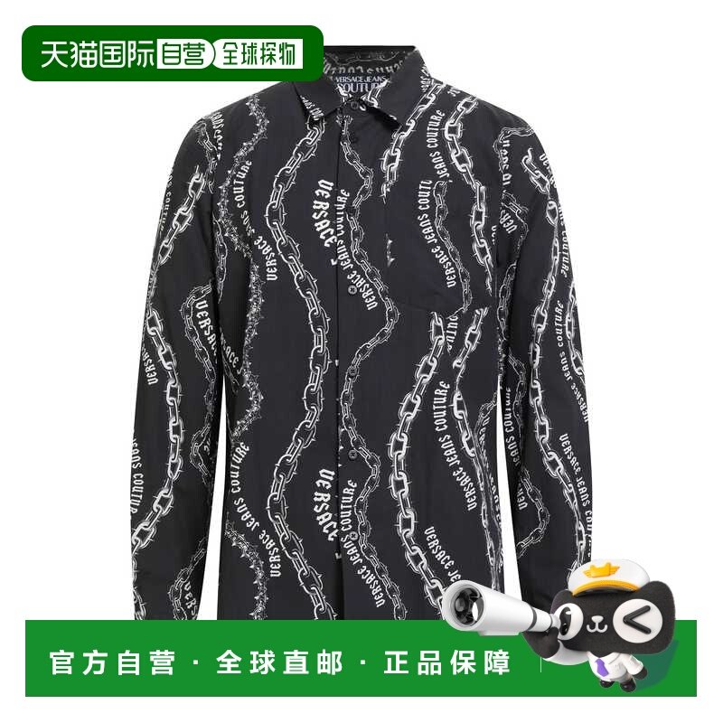 1h可退 潮奢 versace 范思哲 男士 花纹衬衫 black黑色 舒适时尚,男装,衬衫,淘宝优惠券,粉丝福利购,淘宝优惠卷