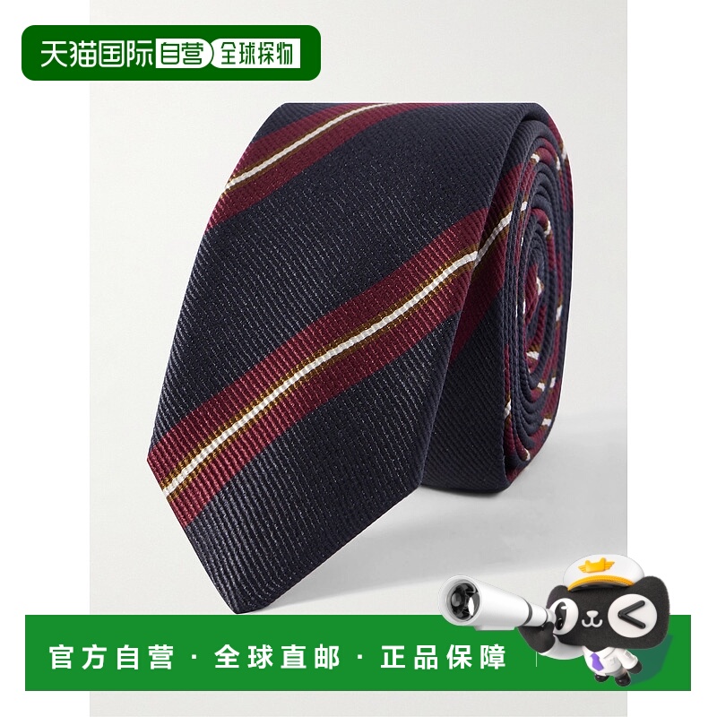 1h可退 潮奢 Celine 思琳 男士 条纹领带 2AV09A297