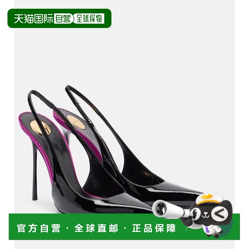 1h可退 潮奢 Saint Laurent 圣罗兰 女士 Amalia 110 漆皮露跟浅