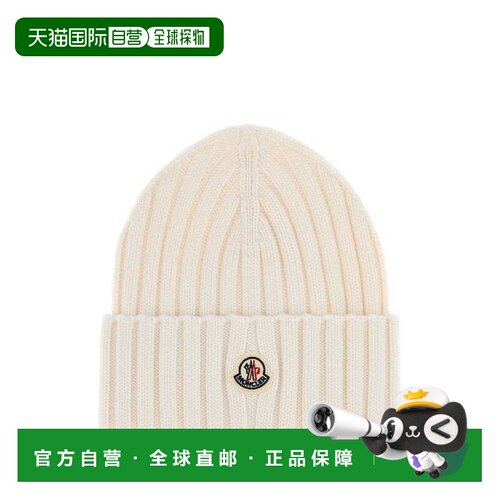 MONCLER 女士帽子 L20933B00036A9327030 CO 白色 Knitted beanie