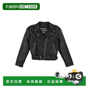 女童 骑士夹克童装 1h可退 舒适时尚 Aniye black黑色 潮奢