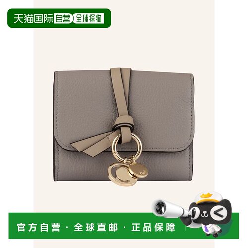 1h可退 CHLOÉ 女士钱包 100121566514000 CO 灰色 Wallet ALPHABE