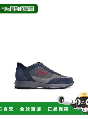 HOGAN 男士运动鞋 HXM00N0Q101N7728S2 SS2025 黑色休闲鞋