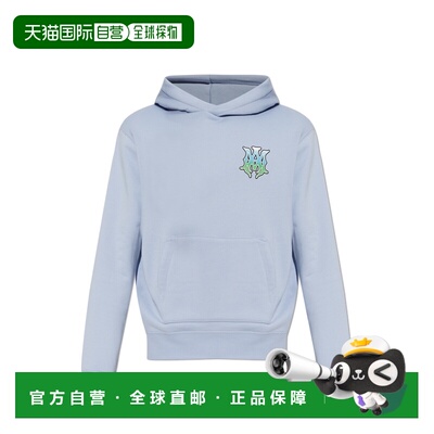 AMIRI 男士卫衣 AMTOJR11690576 AW2026 蓝色 Sweatshirt with lo