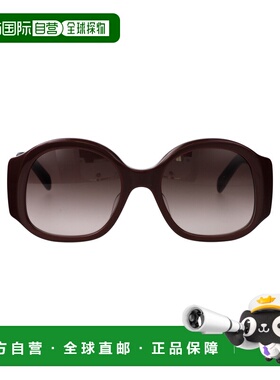 CELINE 女士太阳镜 CL40305U48F AW2024 褐色 徽标太阳镜