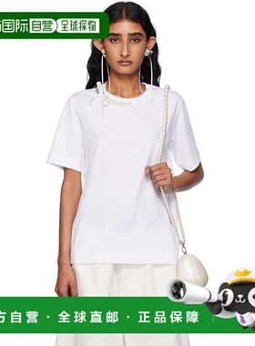 1h可退 潮奢 Simone Rocha 蒙娜 罗莎 女士 白色 Pearl & Chain B