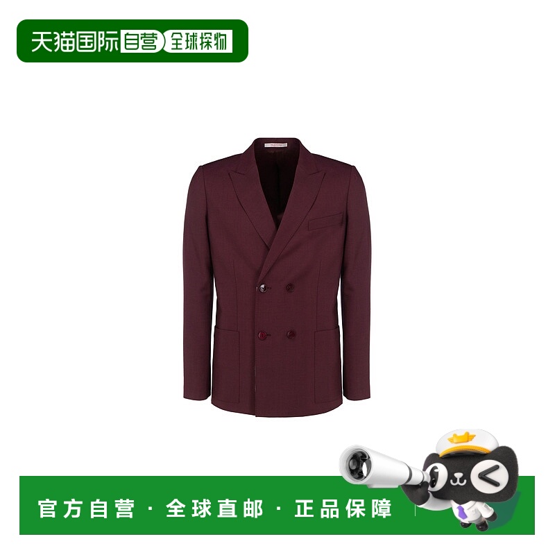 1h可退 VALENTINO 男士夹克 XV0CED85402697 SS2022 红色 VALENTI