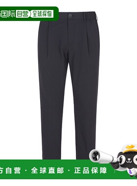 HERNO 男士休闲裤 PT000093U126849200 SS2025 深蓝色直筒裤