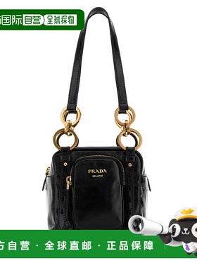 PRADA 女士斜挎包 1BB1372CYRF0002 SS2025 黑色女包手提包单肩包