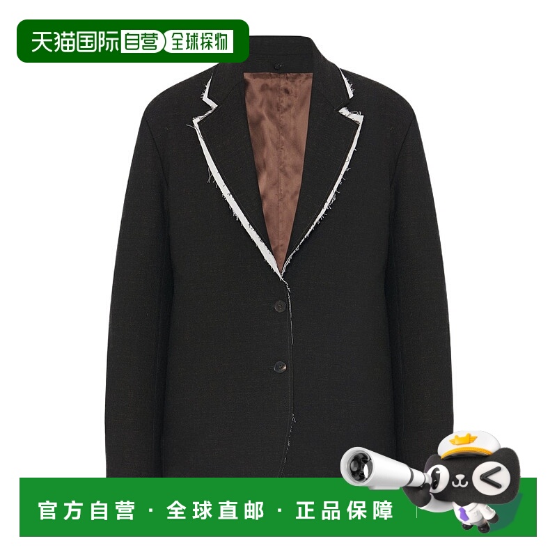 1h可退 THE ROW 女士西服 8473W3472DWG AW2024 黑色 Lysandre 羊