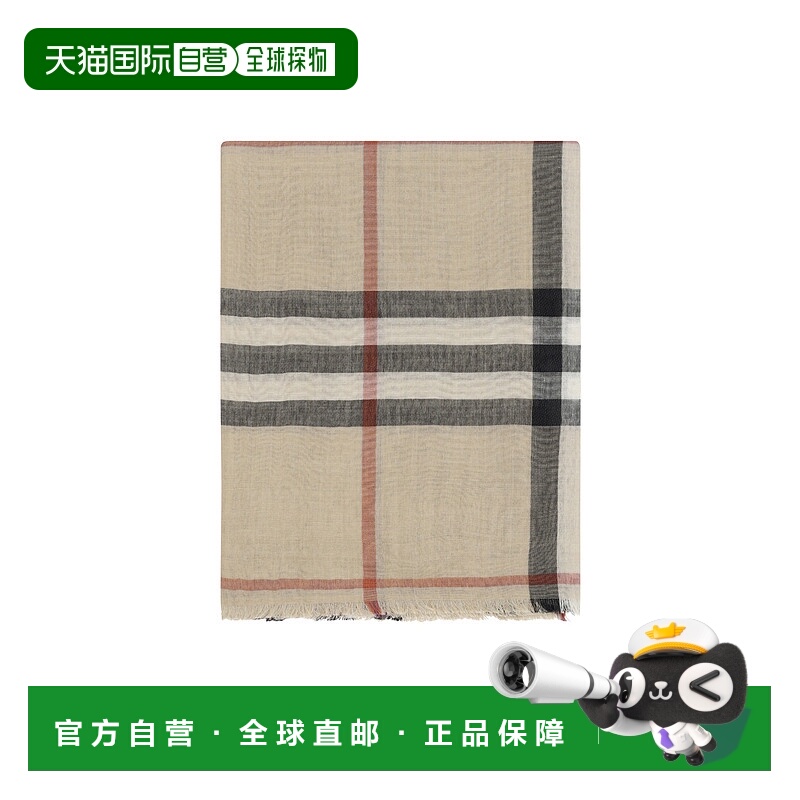 1h可退 burberry 男士 围巾披肩博柏利羊毛格纹