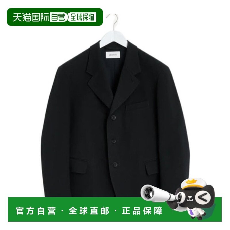 LEMAIRE 男士西服 JA1066LF1365BK999 SS2025 黑色外套西装