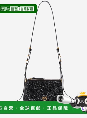 PINKO 女士单肩包 105359A2WFZ99Q AW2025 黑色 Double Mini Full