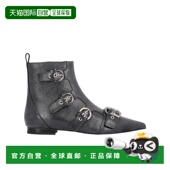 女士靴子 SD0105P042Z99 AW2024 PINKO 黑色 尖头短筒靴