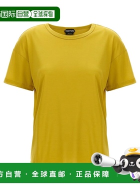 TOM FORD 女士T恤 TSJ383FAX835FG324 SS2023 黄色