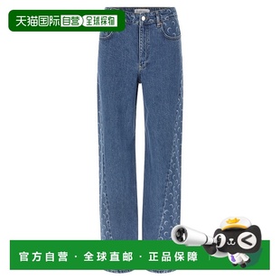 1h可退 MARINE SERRE 女士牛仔裤 WPA169ACDEN0002BL05 AW2025
