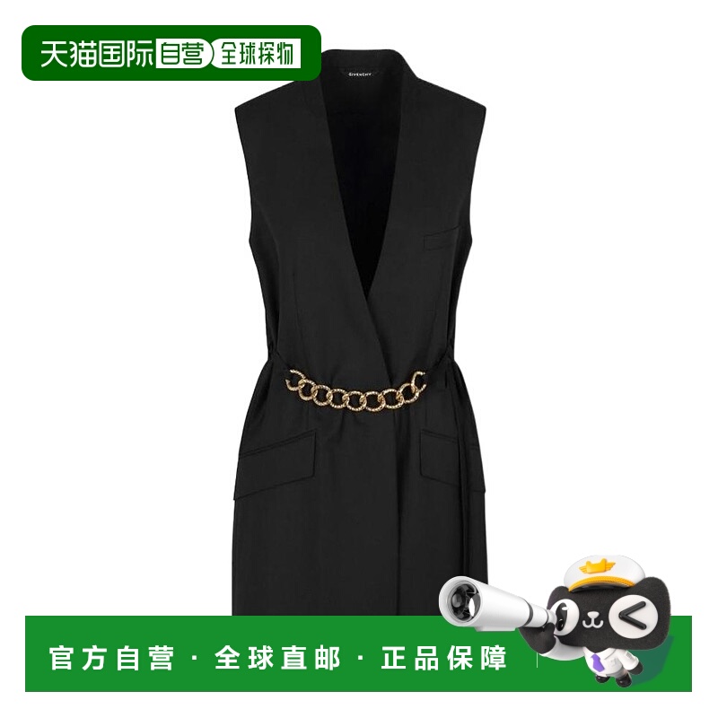 1h可退 GIVENCHY 女士西服 BW30CH12JF001 AW2021 黑色 Chain sle