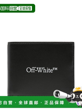OFF-WHITE 男士钱包 OMNC085C99LEA0011001BLACKWHITE