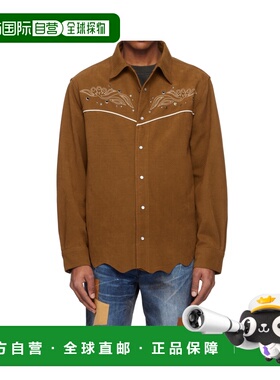 ANDERSSON BELL 男士衬衫 ATB1236MTAN SS2025 棕色