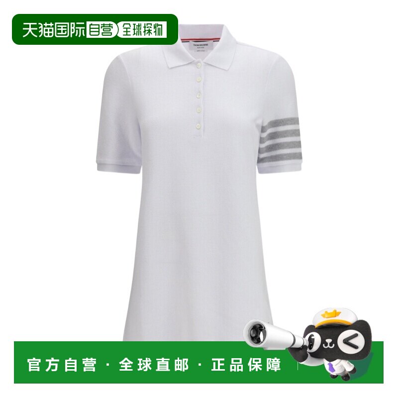 THOM BROWNE 女士POLO衫 FJD134AJ0248100 SS2026短袖学院风条纹