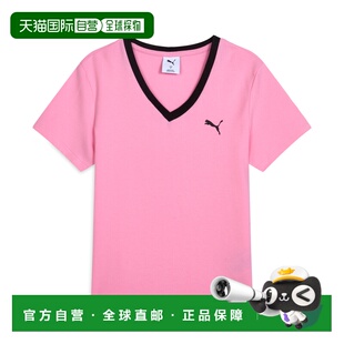 BEHIND THE GREEN 女子V领T恤