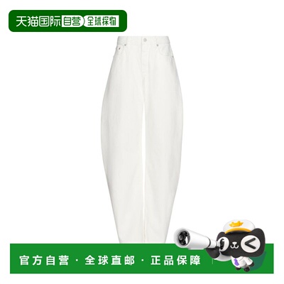 ALAIA 女士休闲裤 AA9P1280D027DDE000 AW2026 白色