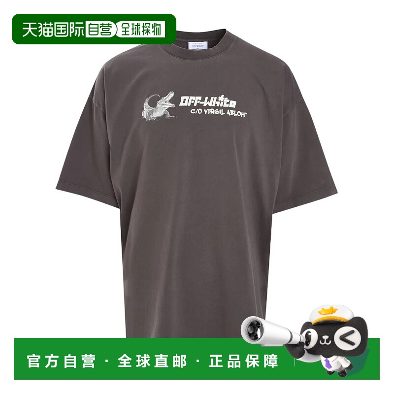 1h可退 OFF-WHITE 男士T恤 OMAA161S25JER0026E01 SS2025