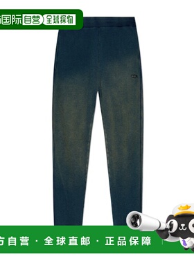 DIESEL 男士休闲裤 A161030TKAA01 AW2025 绿色 “P-WAFY”运动裤