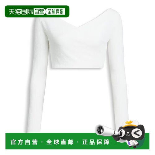 ALAIA 女士卫衣 AA9H1508K210D054 AW2026 白色 【付后1h可退】