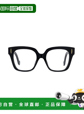 LOEWE 女士眼镜 LW50069I001 SS2025 黑色 徽标平光镜罗意威