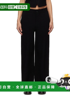 1h可退 潮奢 Guest in Residence 女士 黑色 Tailored 长裤 W1021