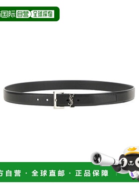 SAINT LAURENT 男士腰带 634440DTI0E1000 CO 黑色