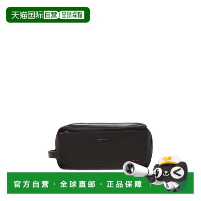 KITON 男士化妆包 UBA0089N0127001 SS2026 黑色 Beauty Case