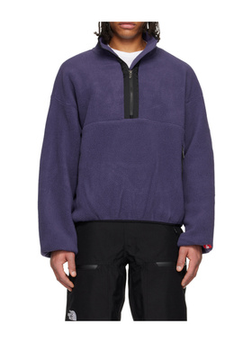 THE NORTH FACE 男士抓绒衣 NF0A8EGC1JI CO 紫色 TNF Red Box 1/