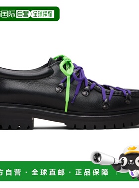 1h可退 潮奢 off-white 男士 黑色 Heritage Leather 德比鞋 OMIR