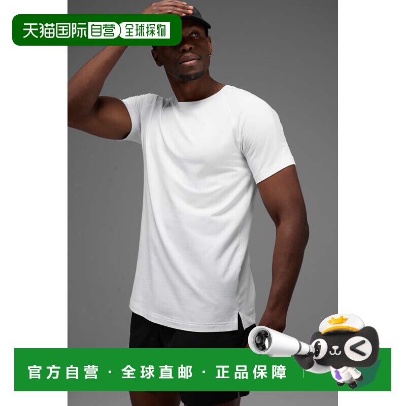 alo yoga Vapor 舒适吸湿排汗透气轻量速干短袖T恤 男款m1228rWhi图片
