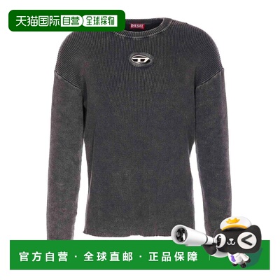 DIESEL 男士针织衫 A220130AKBQ900 SS2026 黑色 Grey K-Darren-D